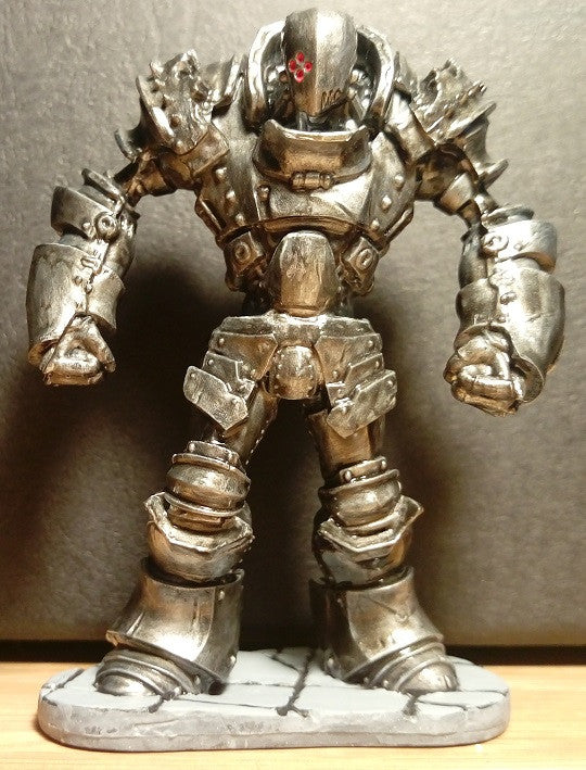 Dungeons & Dragons: Reaper Monster :Reaper s Iron Golem 77514 Bones Unpainted Plastic Figure - Unassembled in 5 Parts: Miniature