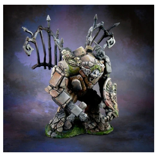 Dungeons & Dragons: Reaper Monster :Reaper s Graveyard Golem 77526 Bones Unpainted Plastic : Miniature