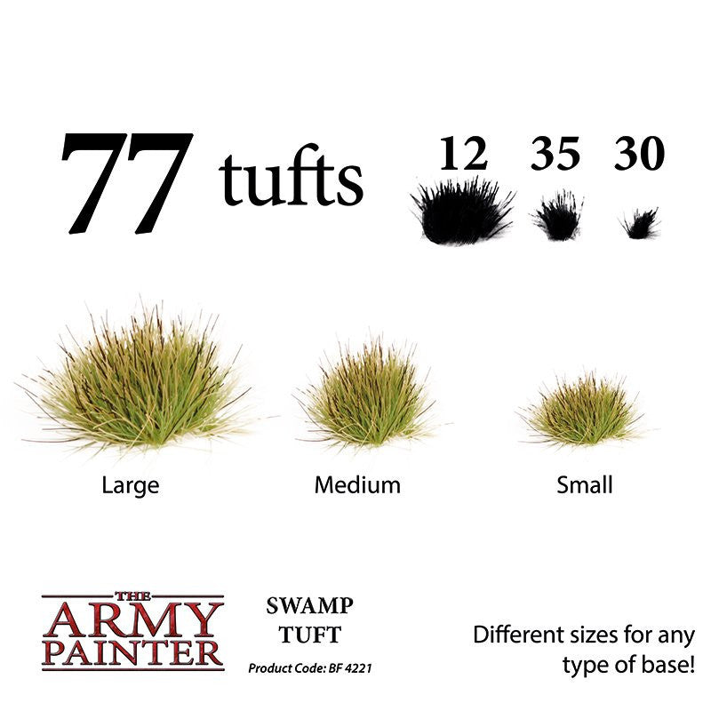 The Army Painter Swamp 77 Tuft in 3 Sizes BF4221