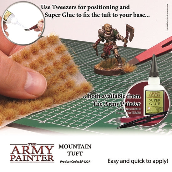 The Army Painter Mountain 77 Tuft in 3 Sizes BF4227