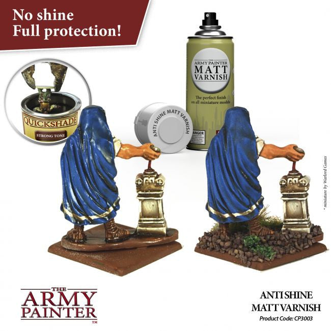 The Army Painter Anti Shine Matte Varnish Spray Sealant 400ml CP3003