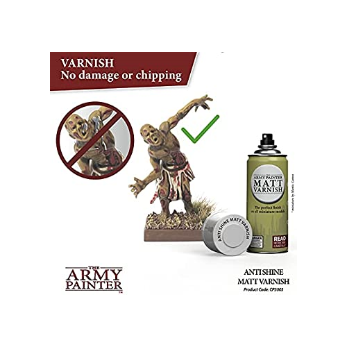 The Army Painter Anti Shine Matte Varnish Spray Sealant 400ml CP3003
