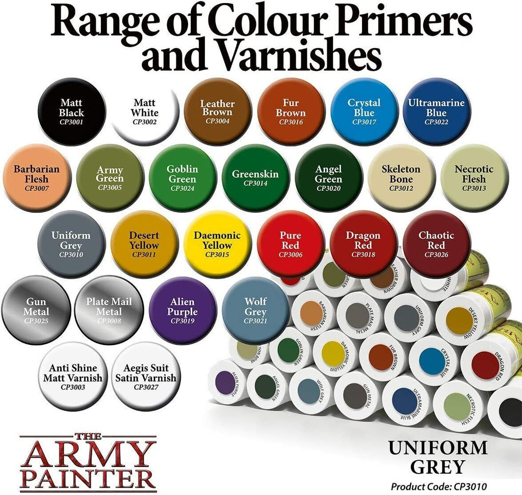 The Army Painter Color Primer Uniform Grey Spray 400ml CP3010