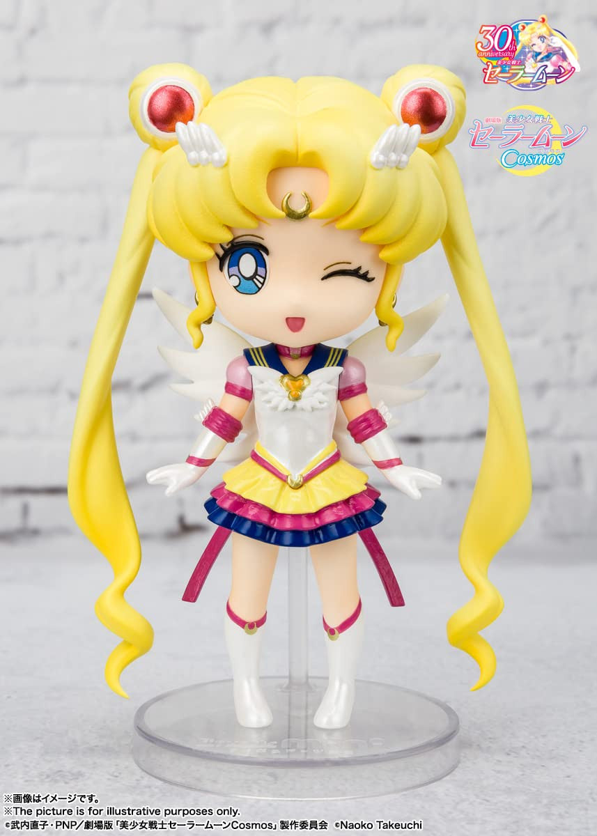 Tamashii Nations - Pretty Guardian Sailor Moon Cosmos - Eternal Sailor Moon - Cosmos Edition, Bandai Spirits Figuarts Mini Action Figure