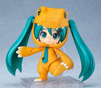 Good Smile Character Vocal Series 01: Hatsune Miku/Digimon Adventure (Kigurumi Agumon Version) Nendoroid Action Figure
