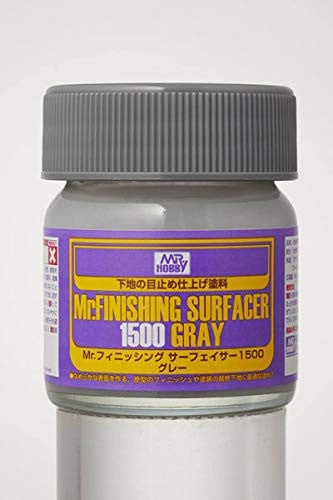 Mr. Finishing Surfacer 1500 Gray Bottle