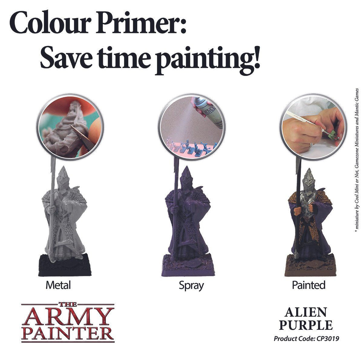 The Army Painter Color Primer Alien Purple Spray 400ml CP3019