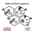 The Army Painter Warpaint Uniform Grey Non Toxic Acrylic Paints 18ml WP1118