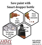 The Army Painter Warpaint Metallic Weapon Bronze Non Toxic Acrylic Paints 18ml WP1133