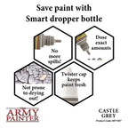The Army Painter Warpaint Castle Grey Non Toxic Acrylic Paints 18ml WP1407