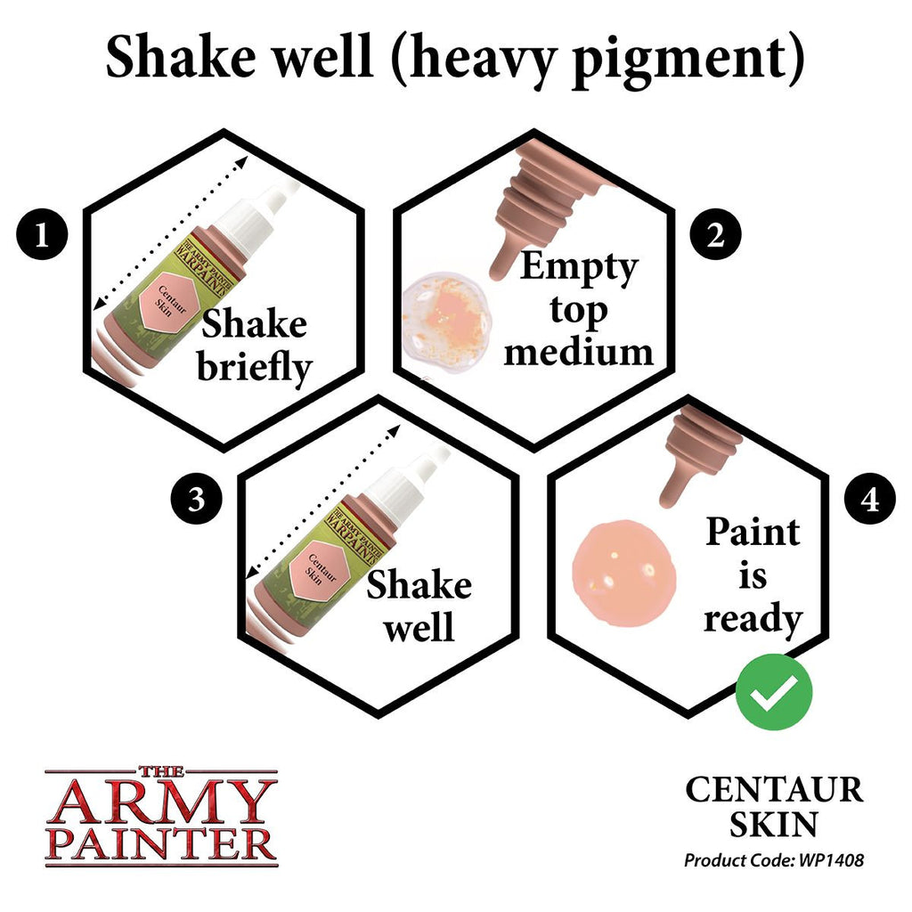 The Army Painter Warpaint Centaur Skin Non Toxic Acrylic Paints 18ml WP1408