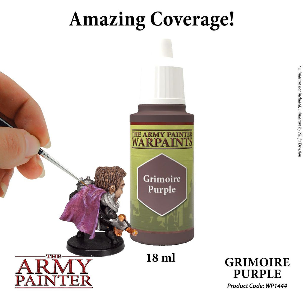 The Army Painter Warpaint Grimoire Purple Non Toxic Acrylic Paints 18ml WP1444