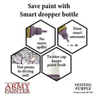 The Army Painter Warpaint Oozing Purple Non Toxic Acrylic Paints 18ml WP1445