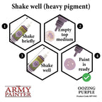 The Army Painter Warpaint Oozing Purple Non Toxic Acrylic Paints 18ml WP1445