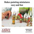 The Army Painter Warpaint Phoenix Flames Non Toxic Acrylic Paints 18ml WP1446
