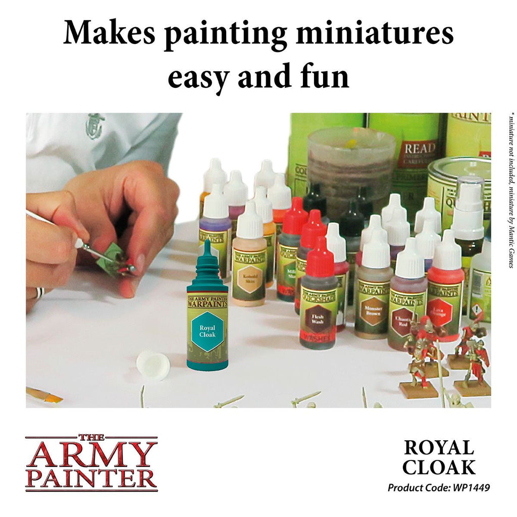 The Army Painter Warpaint Royal Cloak Non Toxic Acrylic Paints 18ml WP1449