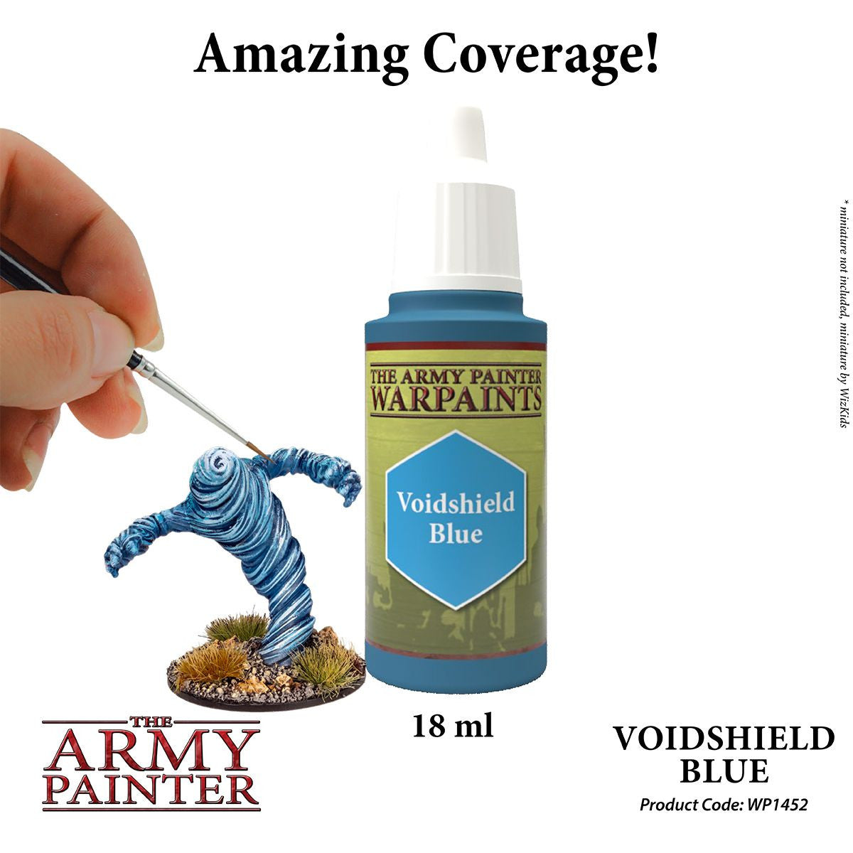 The Army Painter Warpaint Voidshield Blue Non Toxic Acrylic Paints 18ml WP1452