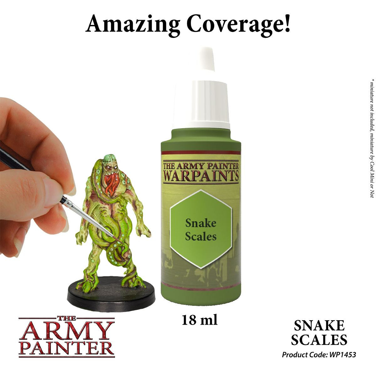 The Army Painter Warpaint Snake Scales Non Toxic Acrylic Paints 18ml WP1453