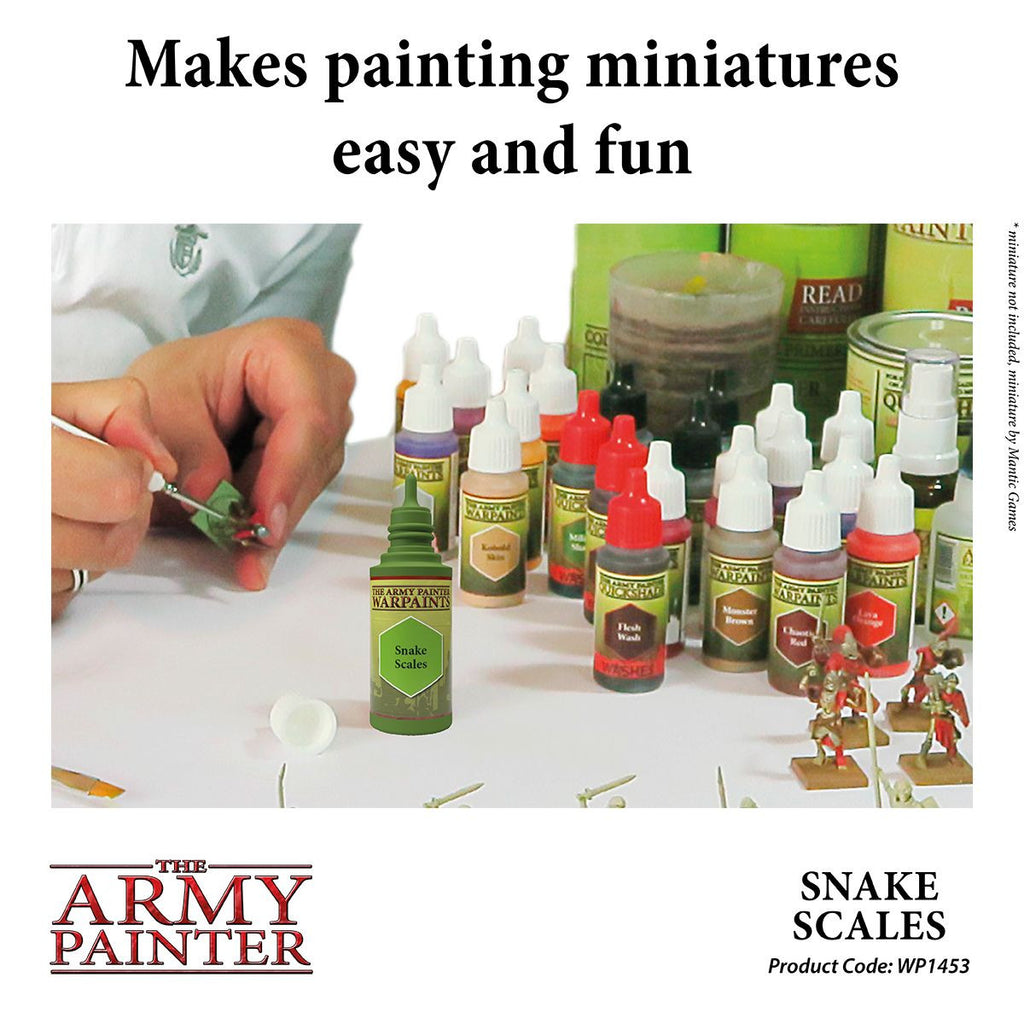 The Army Painter Warpaint Snake Scales Non Toxic Acrylic Paints 18ml WP1453