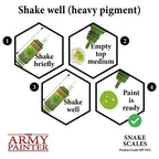 The Army Painter Warpaint Snake Scales Non Toxic Acrylic Paints 18ml WP1453