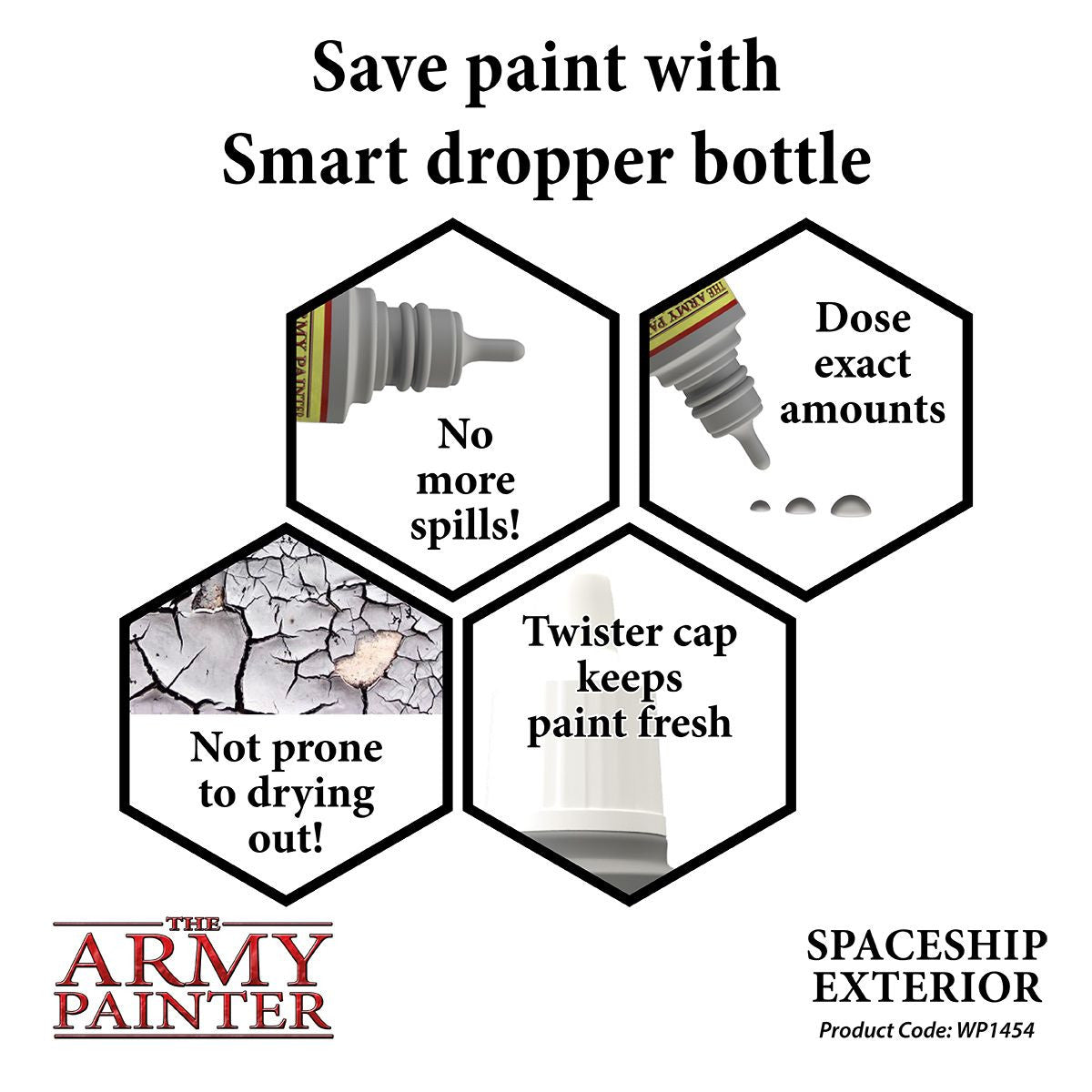 The Army Painter Warpaint Spaceship Exterior Non Toxic Acrylic Paints 18ml WP1454