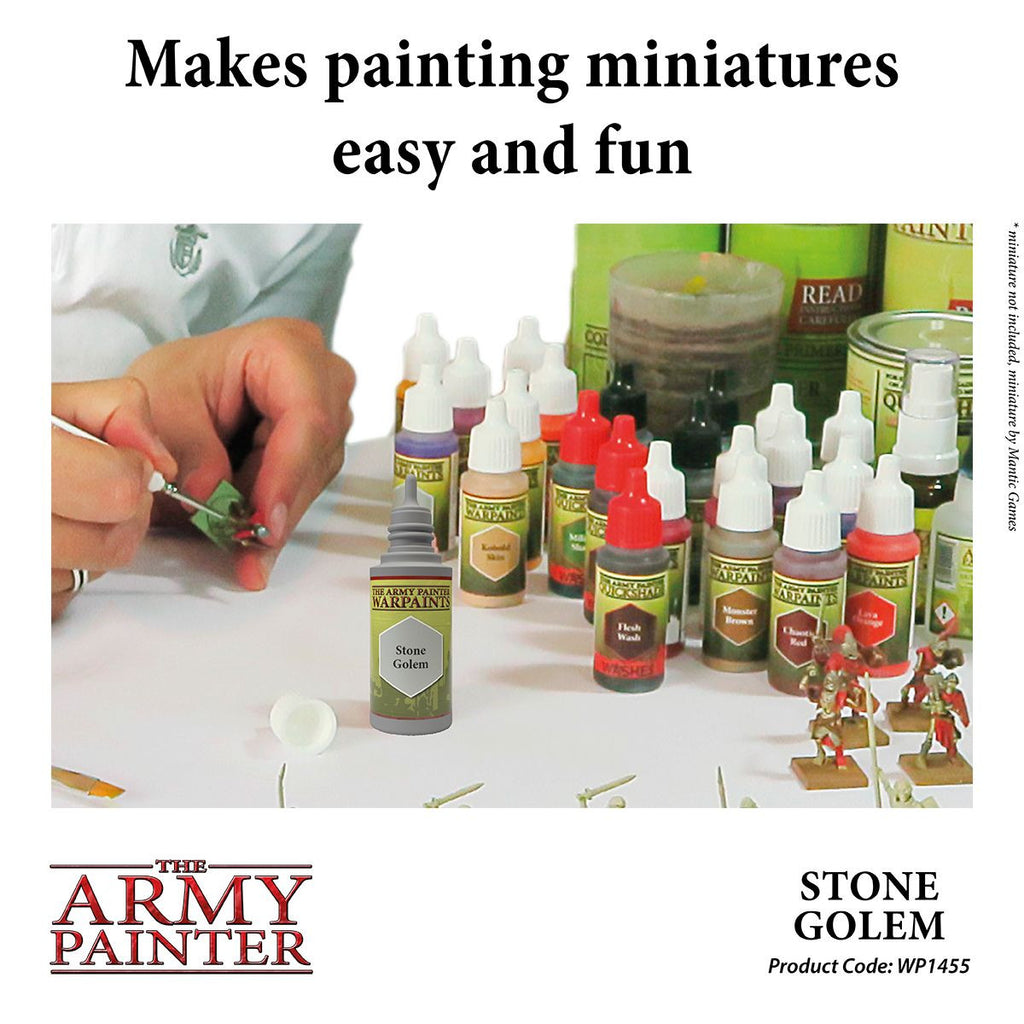 The Army Painter Warpaint Stone Golem Non Toxic Acrylic Paints 18ml WP1455