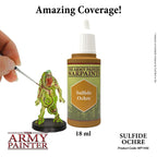 The Army Painter Warpaint Sulfide Ochre Non Toxic Acrylic Paints 18ml WP1456