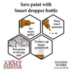 The Army Painter Warpaint Sulfide Ochre Non Toxic Acrylic Paints 18ml WP1456