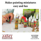 The Army Painter Warpaint Sulfide Ochre Non Toxic Acrylic Paints 18ml WP1456