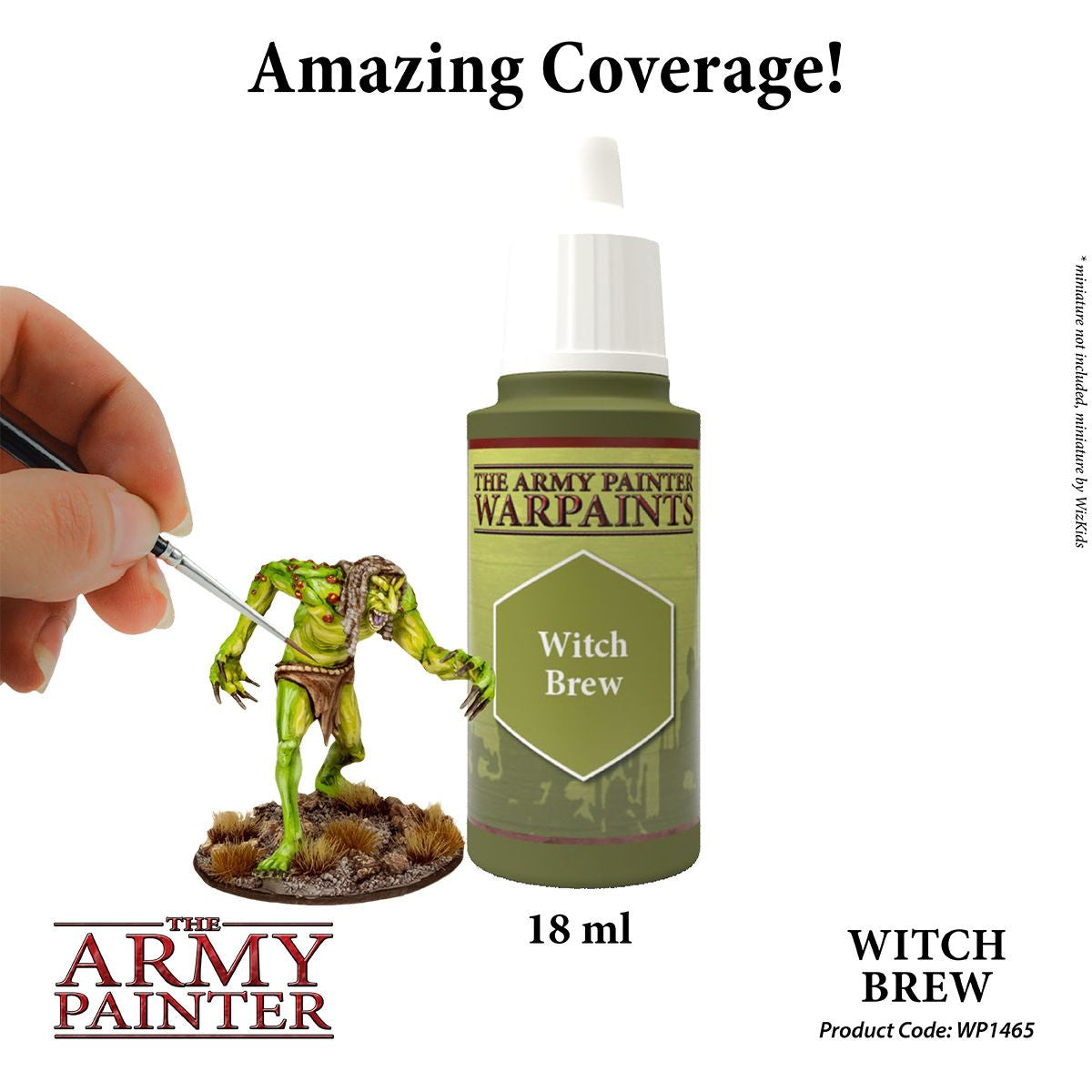 The Army Painter Warpaint Witch Brew Non Toxic Acrylic Paints 18ml WP1465
