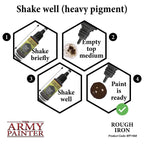 The Army Painter Warpaint Rough Iron Non Toxic Acrylic Paints 18ml WP1468