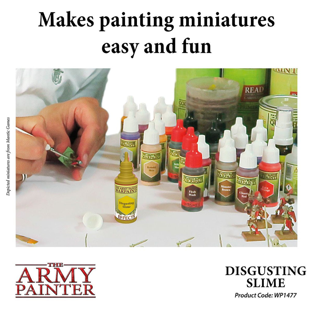 The Army Painter Warpaint Effects Disgusting Slime Non Toxic Acrylic Paints 18ml WP1477