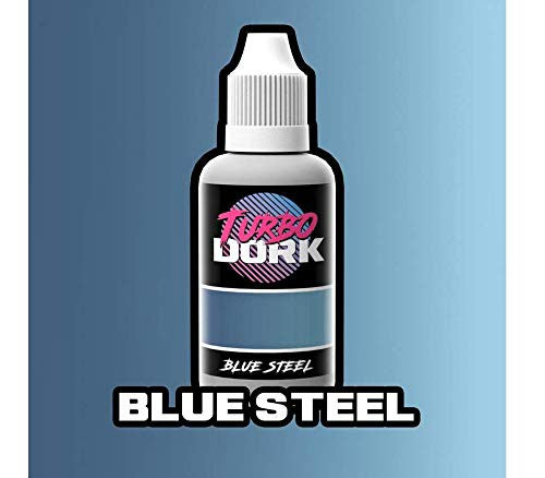 Blue Steel Metallic Acrylic Paint 20ml Bottle