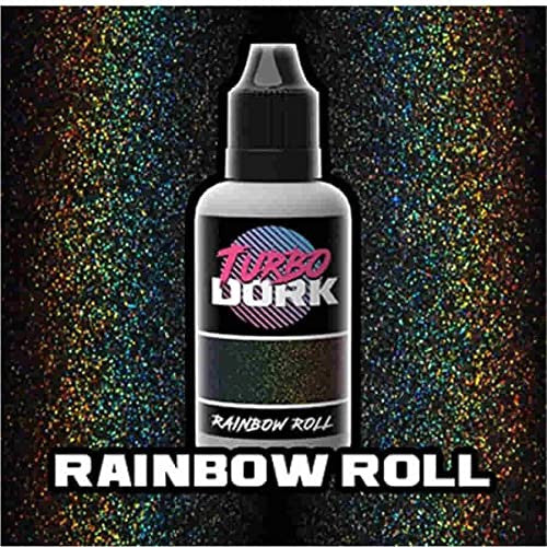 Rainbow Roll Metallic Acrylic Paint 20ml Bottle