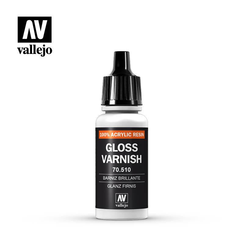 Vallejo Gloss Varnish Non Toxic Acrylic Paint 17ml VAL-70510