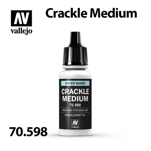 Vallejo Crackle Medium Non Toxic Acrylic Paint 17ml VAL-70598