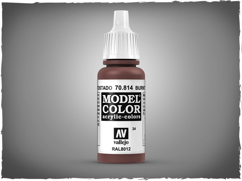 Vallejo Model Color Cadium Umber Red Non Toxic Paints 17ml VAL-70814