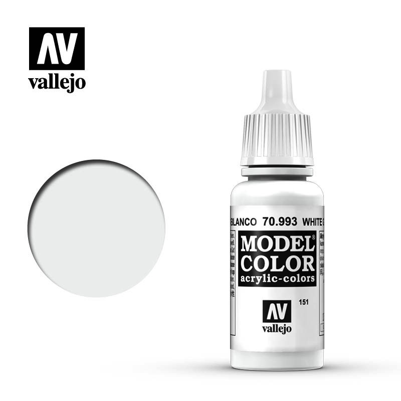 Vallejo Model Color White Grey Acrylic Non Toxic Paints 17ml VAL-70993