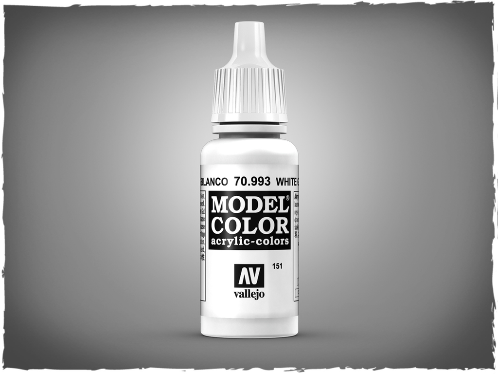 Vallejo Model Color White Grey Acrylic Non Toxic Paints 17ml VAL-70993