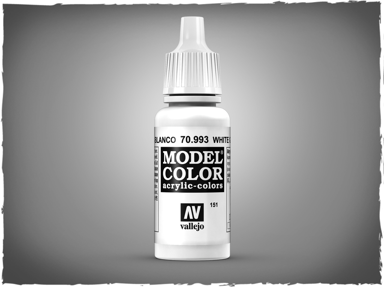 Vallejo Model Color White Grey Acrylic Non Toxic Paints 17ml VAL-70993