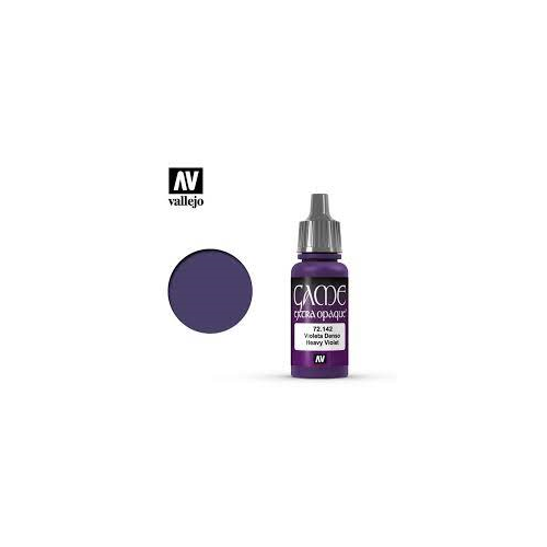 Vallejo Game Color Heavy Violet X-Opaque Non Toxic Acrylic Paints 17ml VAL-72142