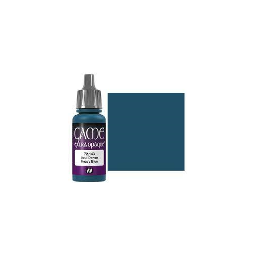 Vallejo Game Color Heavy Blue X-Opaque Non Toxic Acrylic Paints 17ml VAL-72143
