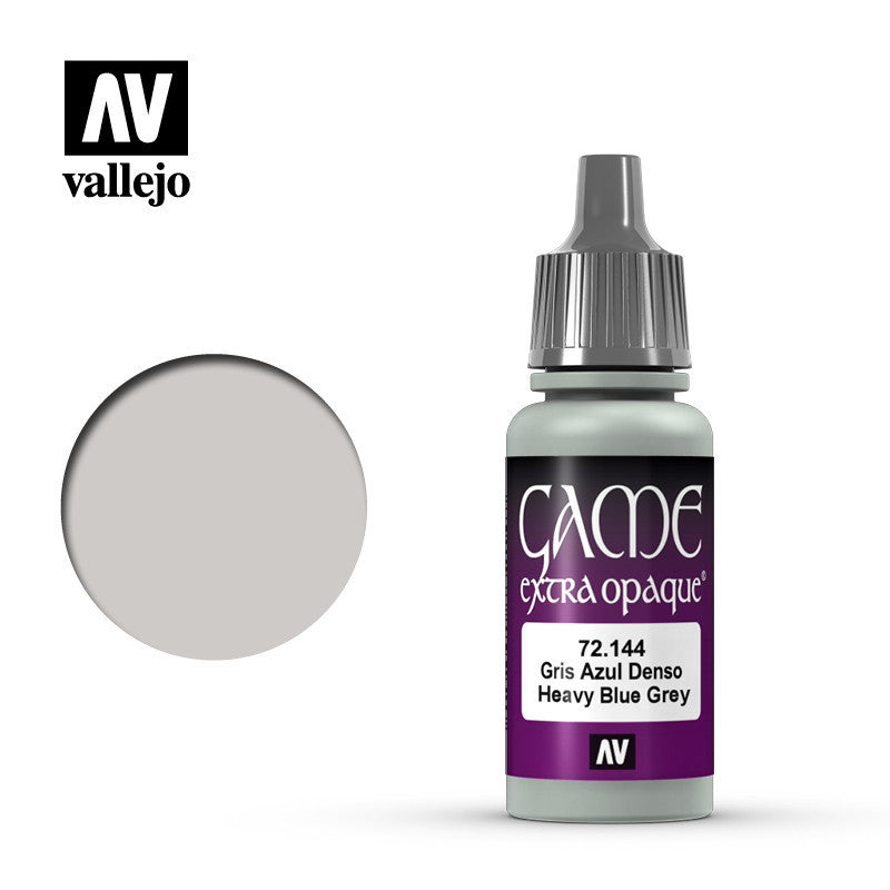 Vallejo Game Color Heavy Bluegrey X-Opaque Non Toxic Acrylic Paints 17ml VAL-72144