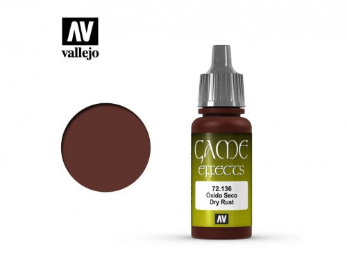 Vallejo Game Effects Dry Rust Special Effect Game Color Paint 17ml VAL-72136