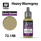 Vallejo Game Color Heavy Warm grey X-Opaque Non Toxic Acrylic Paints 17ml VAL-72148