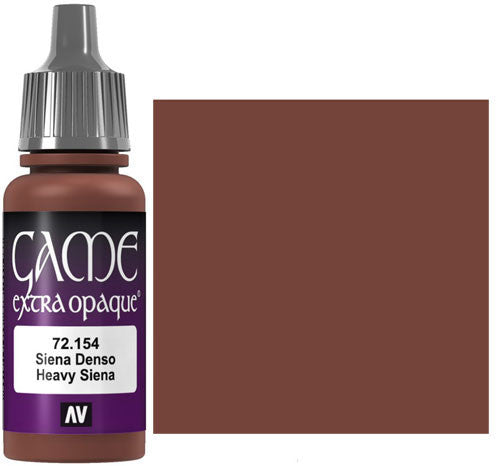 Vallejo Game Color Heavy Siena X-Opaque Non Toxic Acrylic Paints 17ml VAL-72154
