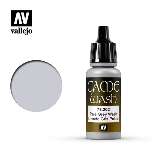 Vallejo Game Color Pale Grey Wash Non Toxic 17ml VAL-73202