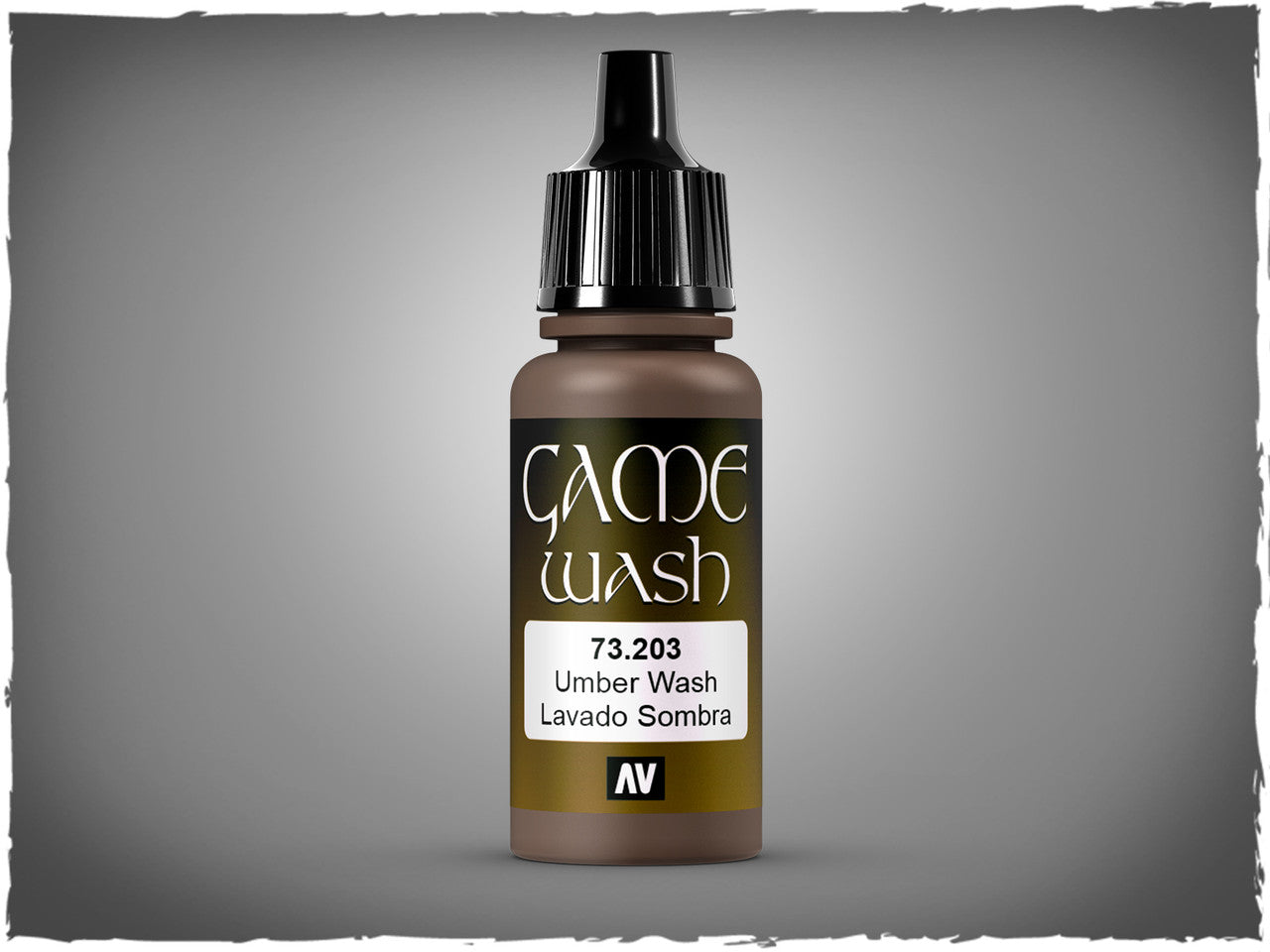 Vallejo Game Color Umber Wash Acrylic Non Toxic Paints 17ml VAL-73203
