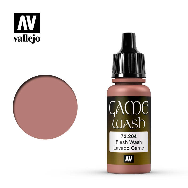 Vallejo Game Color Flesh Wash Acrylic Non Toxic 17 VAL-73204