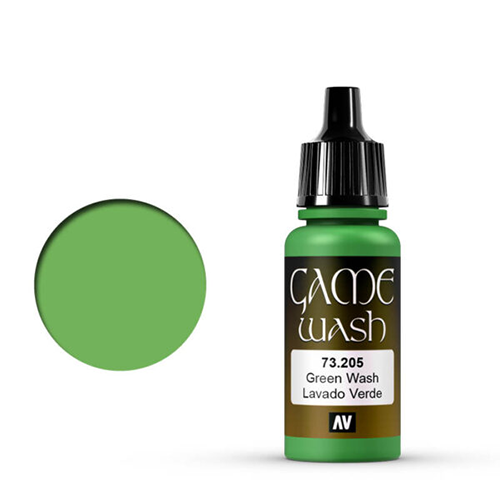 Vallejo Green Wash Acrylic Non Toxic 17ml VAL-73205